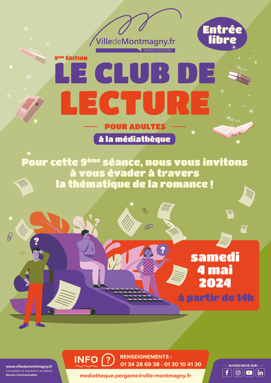 Club lecture adulte - A3 - Edition9