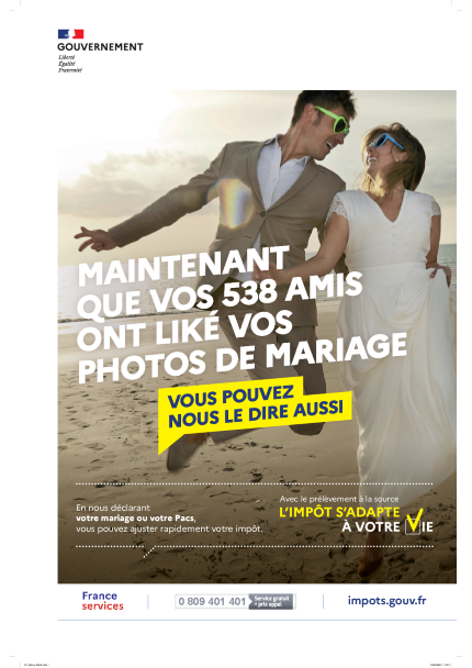 Affiche mariage gouvernement