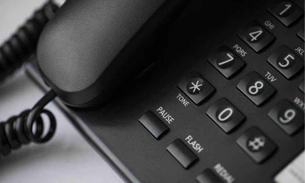 téléphone fixe appel