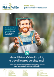 Affiche emploi plaine vallee
