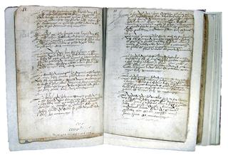Ancien registre paroissial de Montmagny de 1550