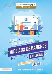 Affiche aide aux démarches en ligne