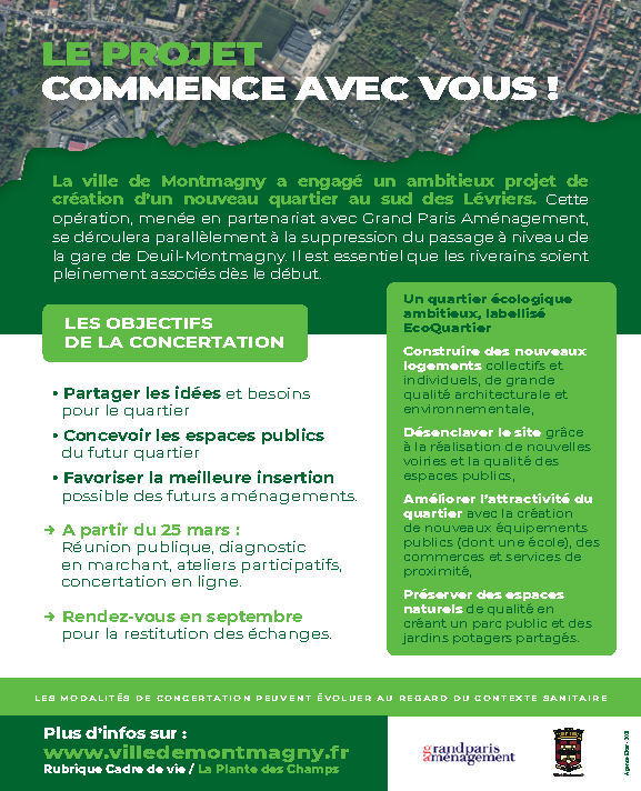 concertation-prealable-creation-ZAC Tract Projet Montmagny