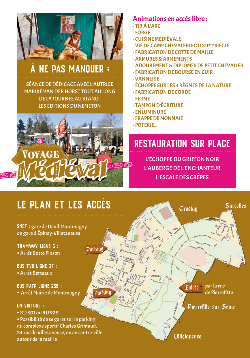Voyage Médiéval 2026 - TRACT A5