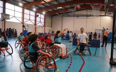 Initiation au basket fauteuil avec Sofyane Mehiaoui