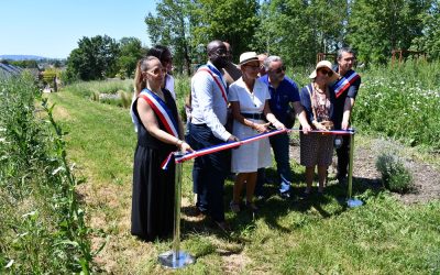 Inauguration de la clairière des Bas Jardins de la Butte Pinson