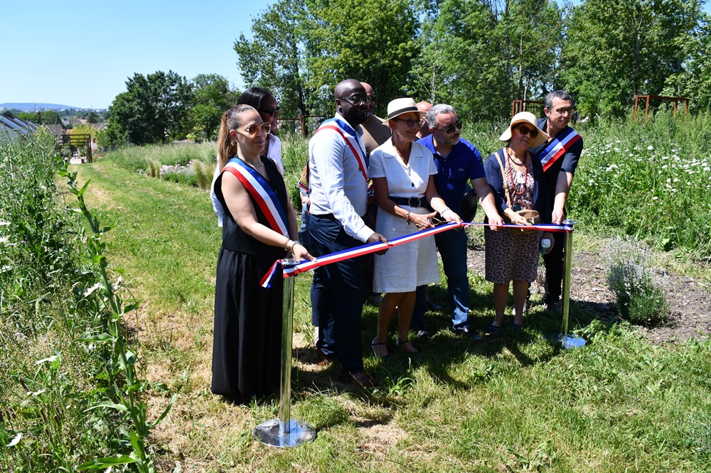 Inauguration de la clairière des Bas Jardins de la Butte Pinson
