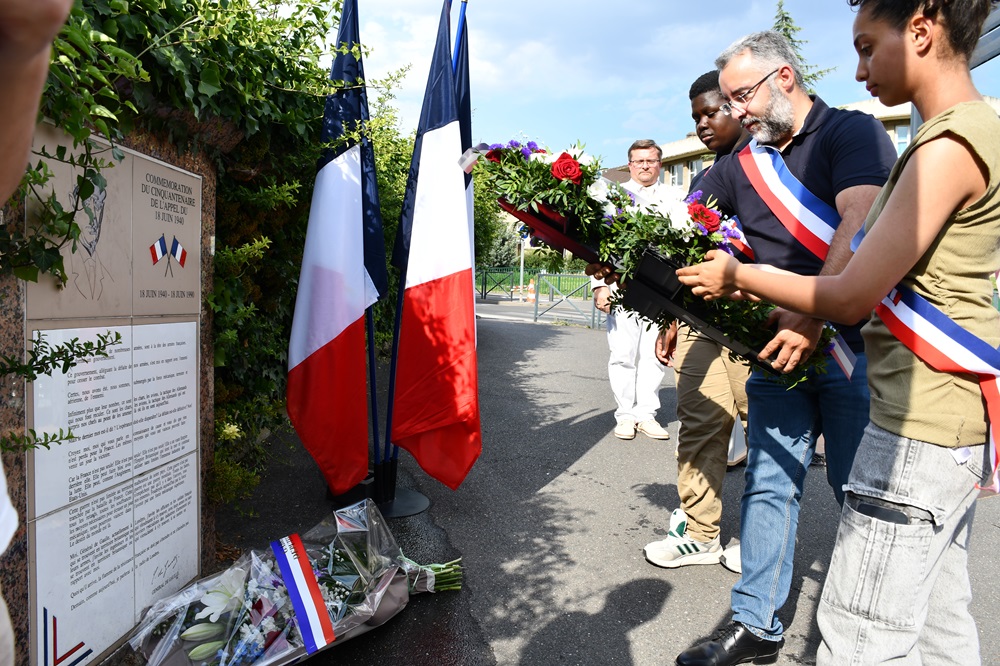 Cérémonie commémorative de l’appel du général de Gaulle