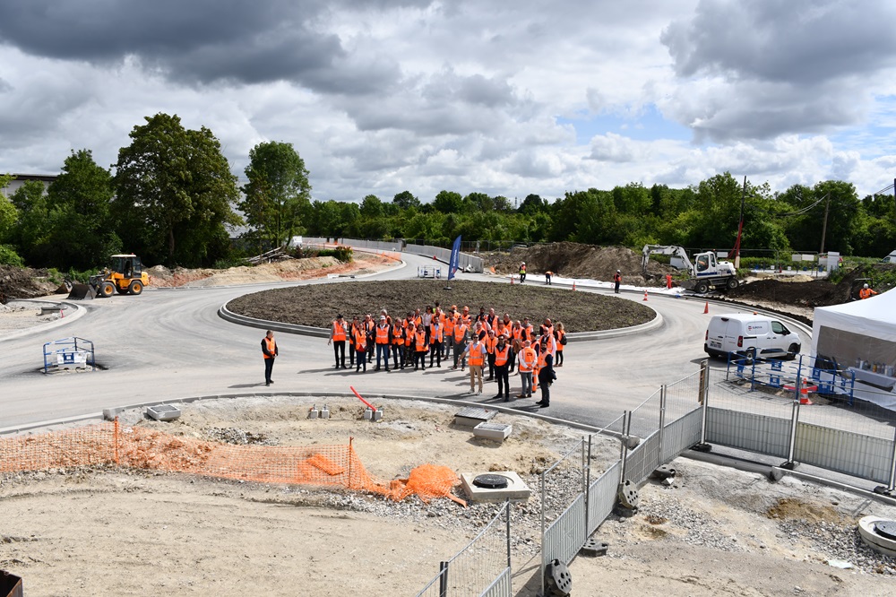 Visite du chantier du PN4